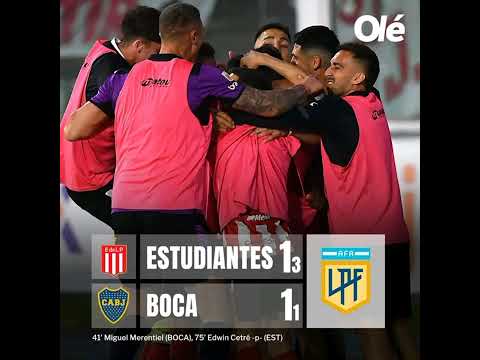 Estudiantes 1=1 Boca Juniors Penales (3=1)/ Narración de Daniel Mollo/ Copa de La Liga 🏆