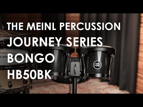 Meinl Percussion Journey Series Bongo, Black HB50BK