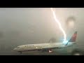 Lightning Strikes Plane Before Takeoff