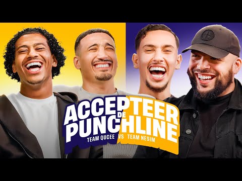 "Wat zegt Anouk die stottert?" | Accepteer de Punchline met Kleine John, Ilias Vietto & Charbonn