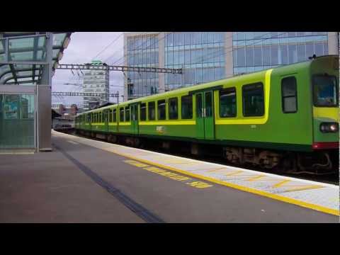 Dart Train number 8323 -  Tara Street Station, Dublin