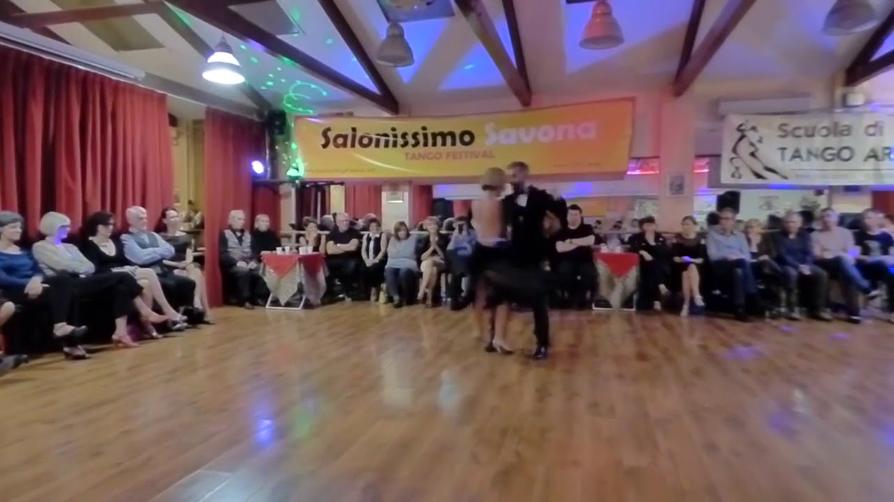 Video thumbnail for Claudio Gonzalez & Julia Hiriat Urruty  La Cumparsita   Milonga El Yaguaron Savona 17 11 2018