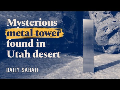Mysterious metal column found in Mars-like Utah desert