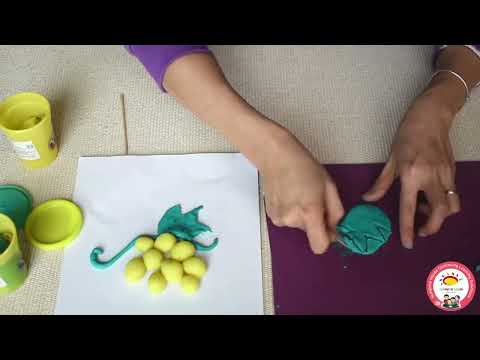 Arts & Crafts_Nursery_Jan_Week 4_Make grapes with play dough