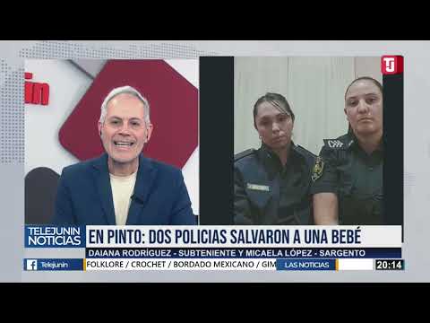 EN GENERAL PINTO: DOS POLICÍAS SALVARON A UNA BEBÉ