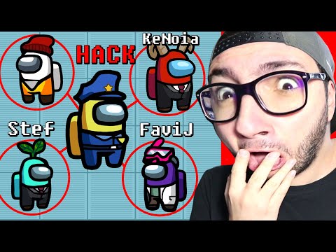 AMONG US MA USO LE HACK contro YOUTUBERS FAMOSI!