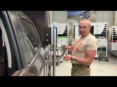 GlobeCab camper cabins - Upgrade with Rieco Titan crank supports