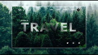 How To Create Website Using HTML & CSS | TRAVEL WEBPAGE | PRAROZ