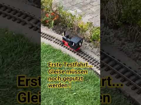 LGB DIY Bahnübergang aus Beton #gartenbahn #spurg #meinekleinegartenbahn #lgb