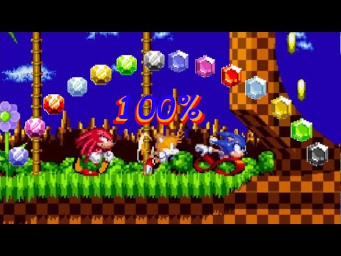 [TAS] [EPILEPSY WARNING] Sonic Classic Heroes "100%" as Team Sonic in 45:54:93 (Current WR)