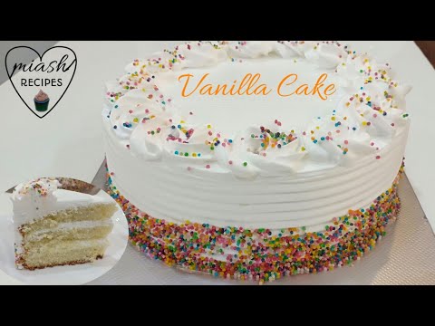 Vanilla Cake Recipe | 1 kg Vanilla Cake | Lamees vlogs