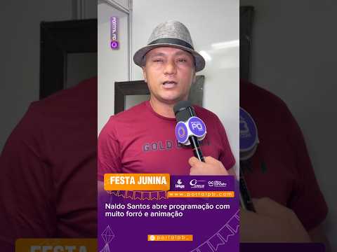Entrevista com o cantor Naldo Santos na Tradicional Festa Junina de Riacho de Santo Antônio