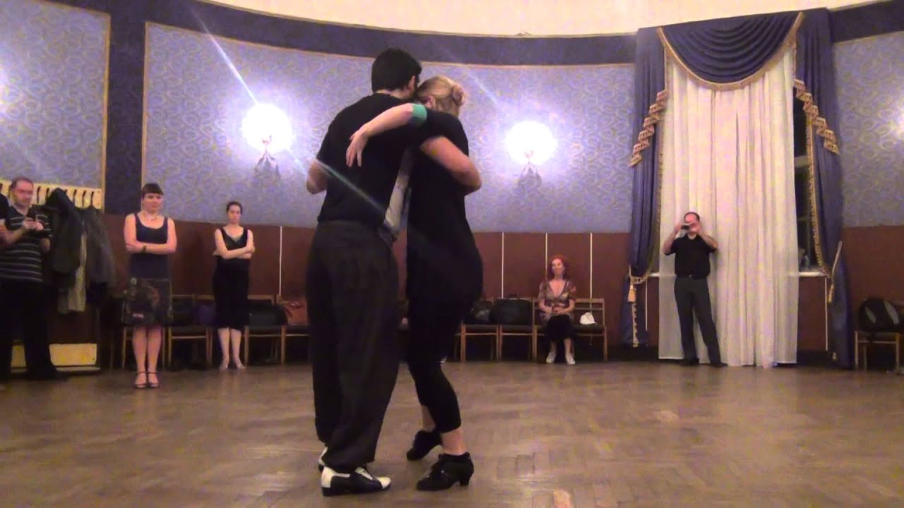 Sara Westin y JuanP Canavire. Nevskaya milonga 2012.