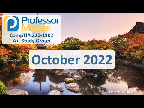 Professor Messer s 220 1102 A Study Group December 2023