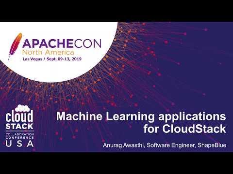 Machine Learning applications for CloudStack