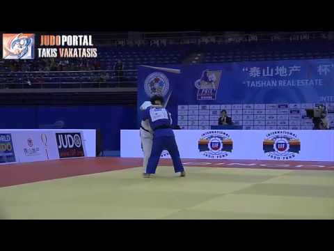 Judo Grand Prix Qingdao 2014 Final o78kg YU SONG (CHN) vs. WANG RUI (CHN)