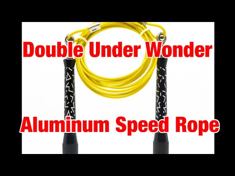 New Double Under Wonder Aluminum Speed Rope Review - Multiple Colors - & vs Rogue SR-1 & Fraser