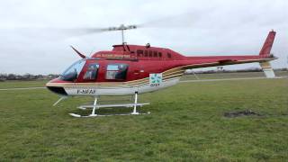 preview picture of video 'Start-up Bell 206 JetRanger in Alençon'