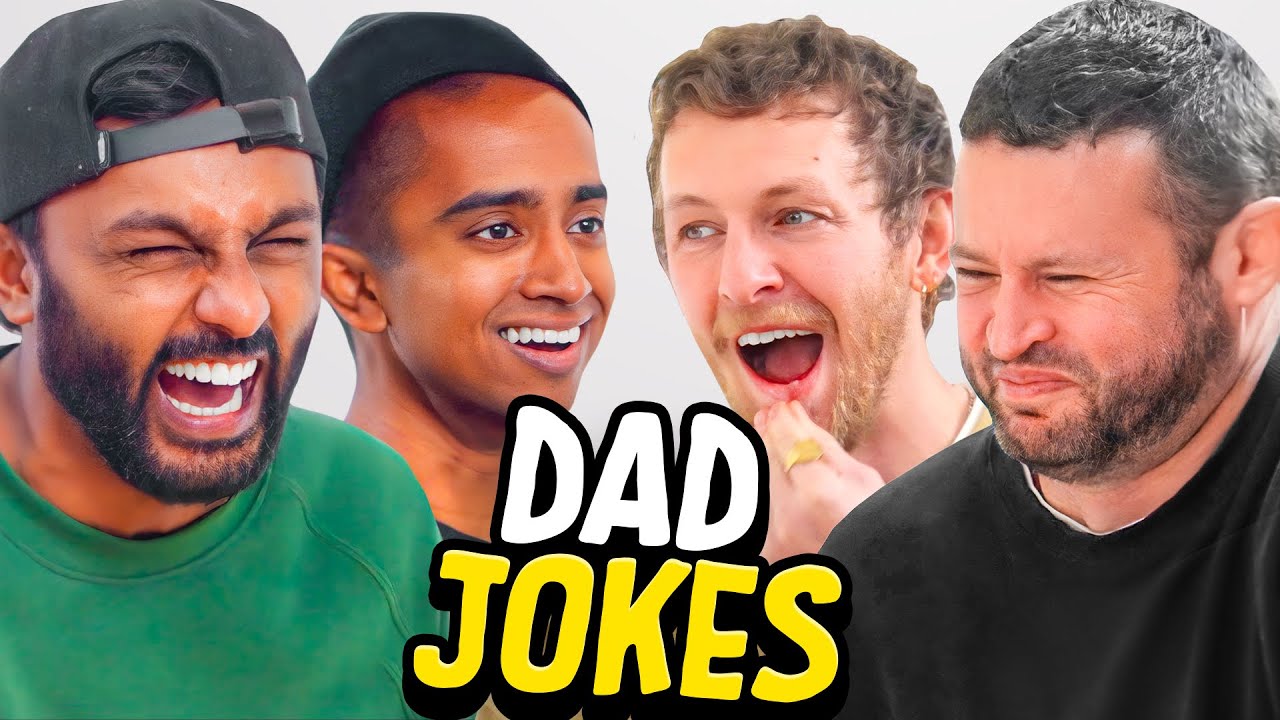 Dad Jokes | Don't laugh Challenge | Andrew x Rory vs Sath x Akila | Raise Your Spirits