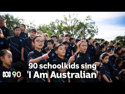 90 school kids perform 'I Am Australian' | ABC90 | ABC Australia