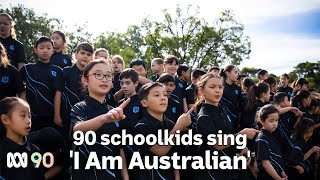 90 school kids perform &#39;I Am Australian&#39; | ABC90 | ABC Australia