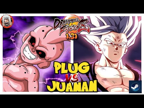 DBFZ Juanan vs Plug (GokuUi, Gohan, KidBuu) vs (A16, Tien, Gohan) Ver 1.31