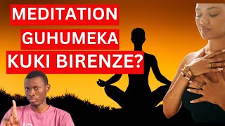 Sobanukirwa Meditation, n'Imyitozo irwanya stress. Ese Bikora Gute?