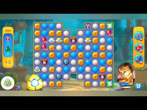 Fishdom 2022, no Boosters,   9901  level  -  прохождение без бустеров,   9901  уровень.