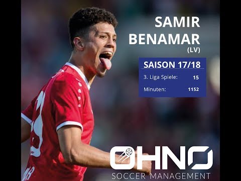 Samir Benamar (25y.) HIGHLIGHTS 2018  - LV - (LM) - OHNO Soccer Management