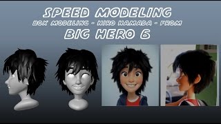 Box modeling Hiro Hamada - Big Hero 6 (Autodesk Maya)