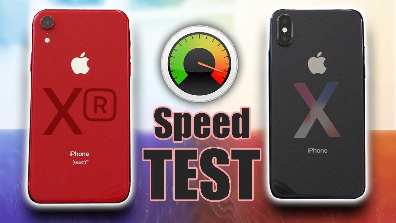iPhone XR Vs X Ultimate SPEED TEST