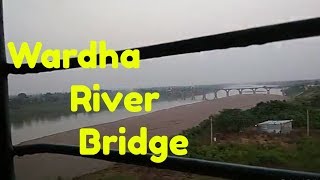preview picture of video 'Wardha River Bridge, Balharshah, Maharashtra'