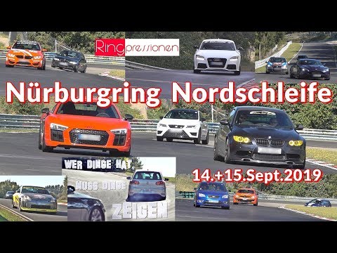 Nürburgring Nordschleife Green Hell SOUND Moments of Touristenfahrten 14. + 15.09.2019 #no crash