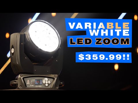 😱 BUDGET Variable White LED Zooms - Great for Church Key Lighting