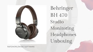 Video thumbnail for Behringer BH 470 Studio Monitoring Headphones Unboxing by RapzWorldWide Software