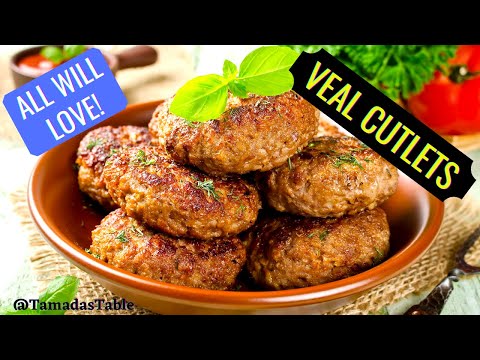 How to Make Perfect Meat Cutlets | Veal Recipe | Georgian