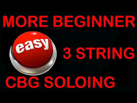 Beginner Cigar Box Guitar Lesson More Soloing Tips #cbg #cigarboxguitarlesson