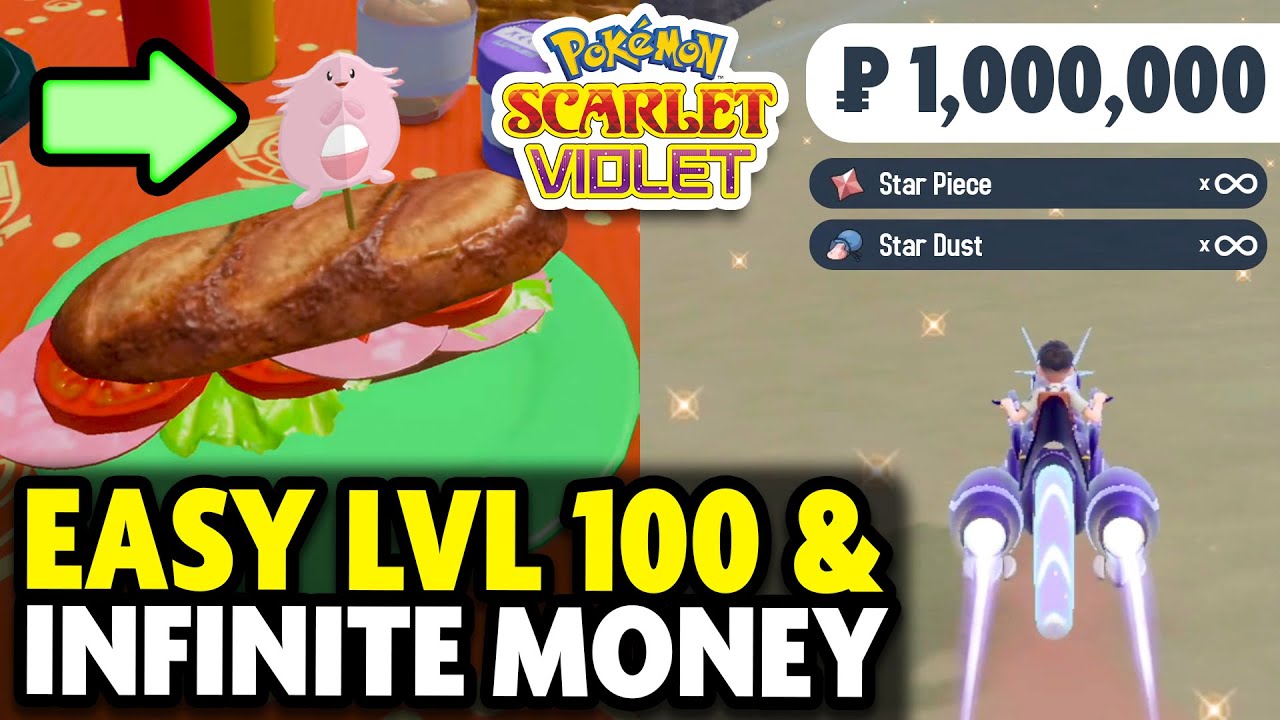EASY LV100 EXP and INFINITE MONEY in Pokemon Scarlet and Violet!