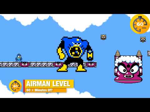 AirMan Stage Theme 😍😍😍| Mega Man 2 | @60MinutesOf | #megaman #airman #oldschoolgaming