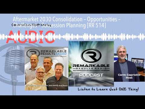 Aftermarket 2030 Consolidation – Opportunities – Challenges – Succession Planning [RR 514]