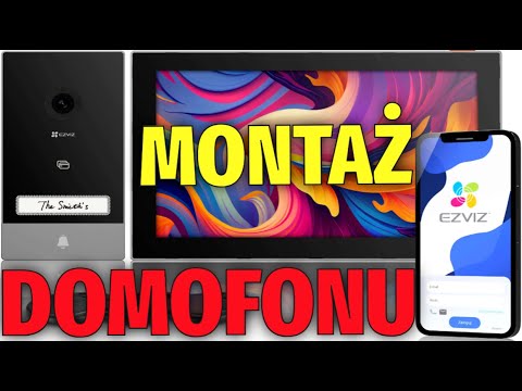 Wideo domofon Ezviz HP7 (MONTAŻ INTELIGENTNEGO DOMOFONU) #domofon #camera #smarthome