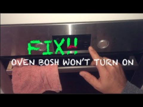 Bosh Oven won't Turn On (Fix It). Oven Bosh Tidak Mau Menyala