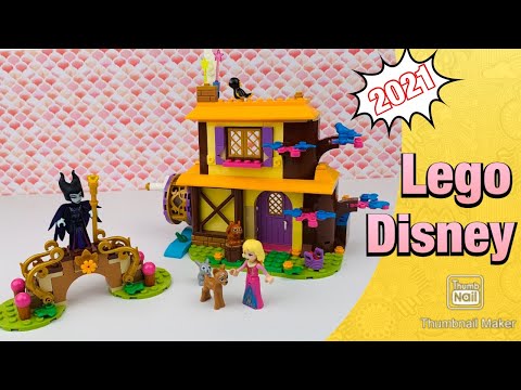 LEGO Disney - Auroras Hütte im Wald - Aurora's Forest Cottage - 43188 - Toy Unboxing - Speed Build