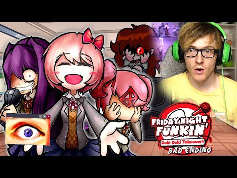 FNF Doki Doki takeover is officially back with the bad ending and it slaps