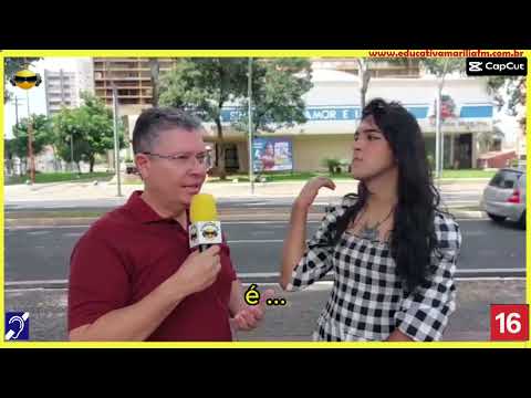 Tv Educativa Prof Dr. Emerson entrevista Ana Julia LGBTQIAPN+ na Praça Saturnino de Brito