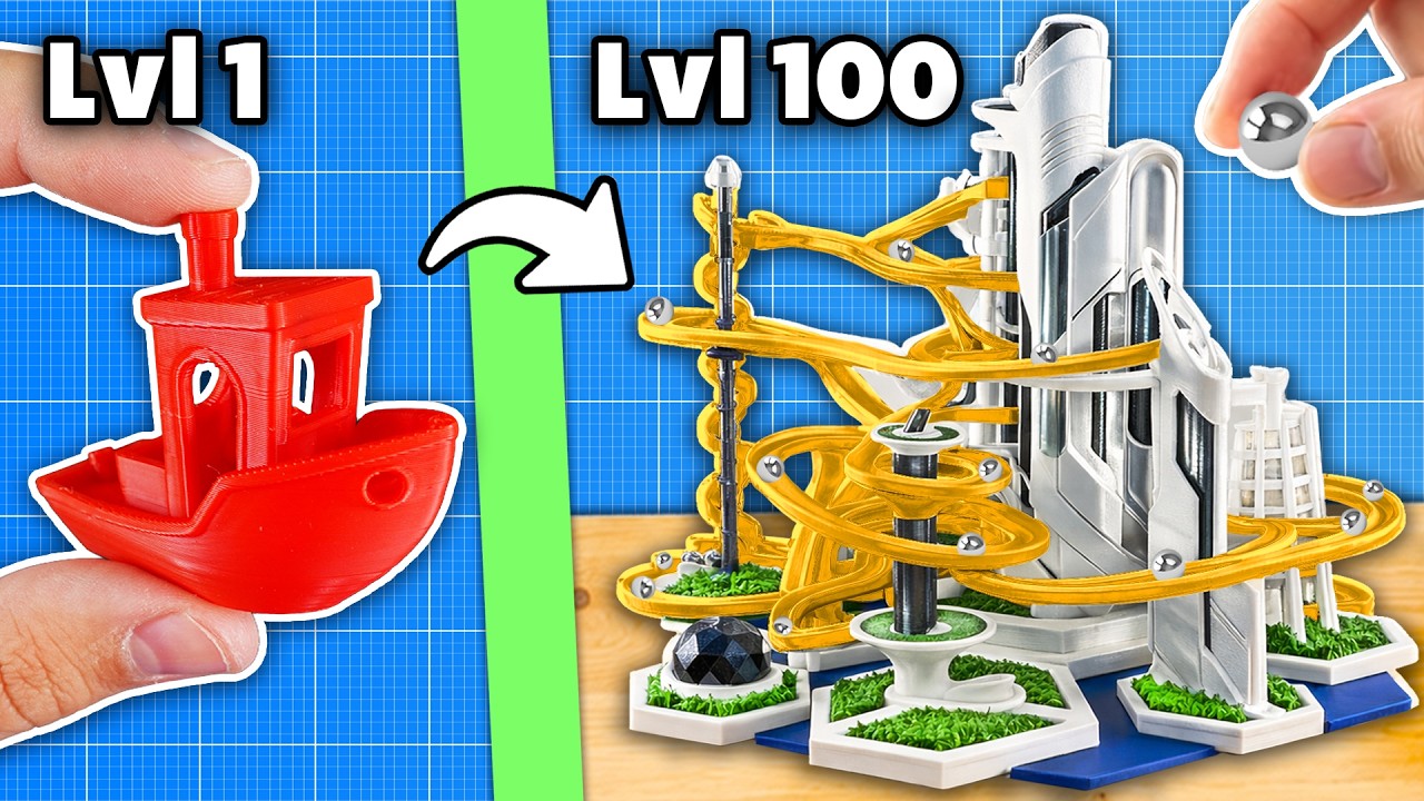 LEVEL 1 to 100 3D Prints...