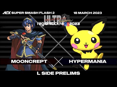 Mooncrept (Marth) vs HyperMania (Sonic, Pichu) - L Side Prelims - REGIONLOCK: #GG2023