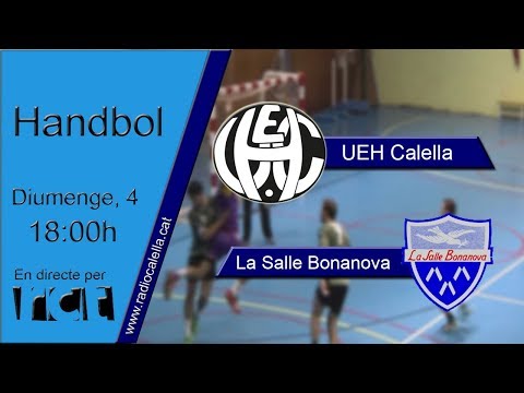 [Transmissió Esportiva] Handbol: UEH Calella - La Salle Bonanova