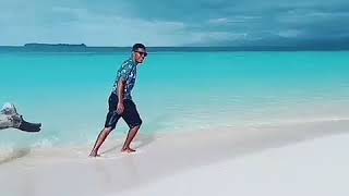 preview picture of video 'Aiwai Beach, West of Yapen island ( Pantai Aiwai - Wisata Kota Serui, Papua) .'