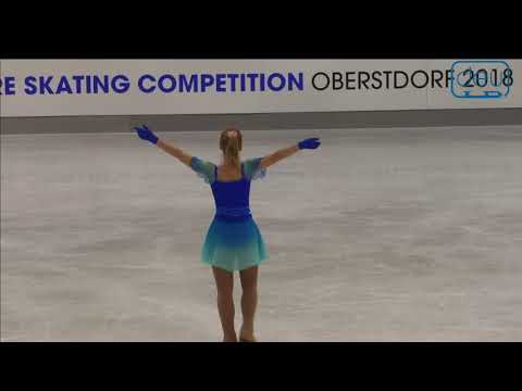 Ekaterina SAMSONOVA. Oberstdorf 2018. Silver Ladies II - Free skating. 13 place